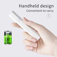 1入便攜式沙龍快速乾燥USB指甲乾燥機，家用光療工具專業UV LED指甲燈迷你手電筒筆 - 白色 - 查看 3