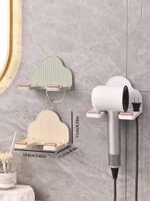 1 giá đỡ máy sấy tóc hình đám mây - trắng - Xem 1