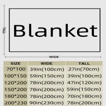 1入組大理石紋樣式現代織物毯子 - 彩色 - 查看 9