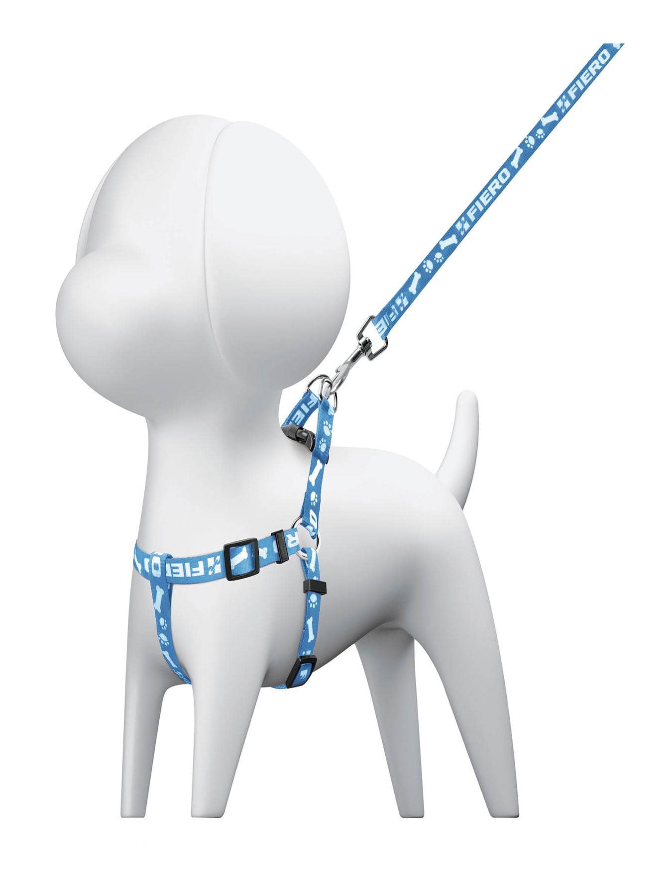 Correa con pechera para perro - Azul - Ver 1
