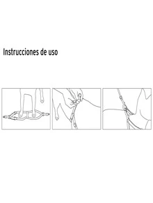 Correa con pechera para perro - Azul - Ver 5