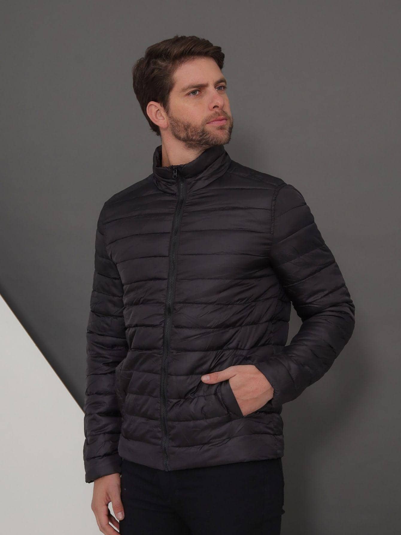 Men Jackets - Black - View 1