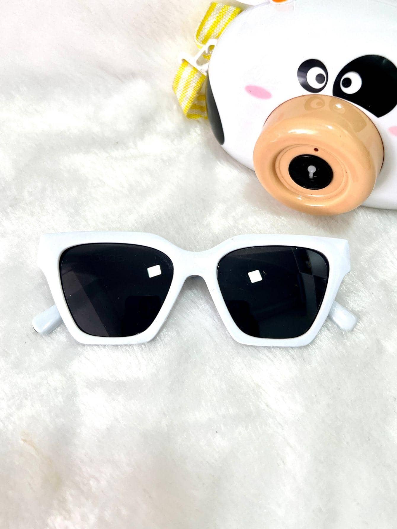 Kids Fashion Glasses - 白色 - 查看 1
