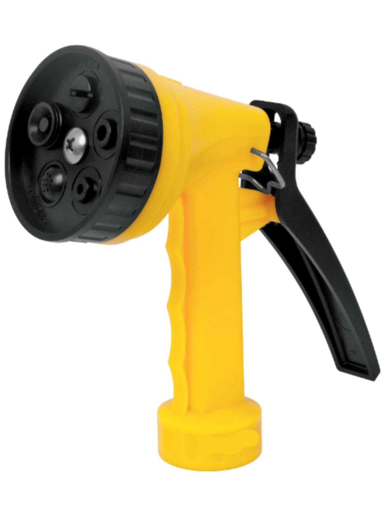 Plastic 5-Function Irrigation Gun, - Yellow - View 1