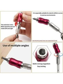 1set Carbon Steel Screwdriver, Modern Detachable Maintenance Tool For Home, Tools For Men - Multicolor - View 7