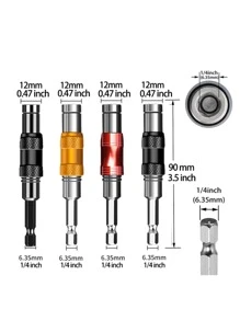 1set Carbon Steel Screwdriver, Modern Detachable Maintenance Tool For Home, Tools For Men - Multicolor - View 2