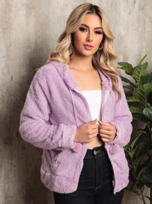 Women Coats - Màu tím - Xem 3