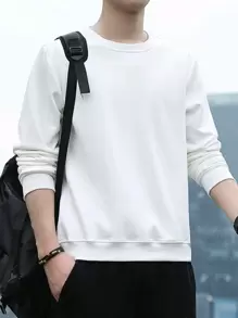 Men Sweatshirts - Màu be - Xem 1