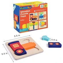 4入组/套教育日常蜻蜓和魚設計學習玩具適用於兒童 - 彩色 - 查看 4