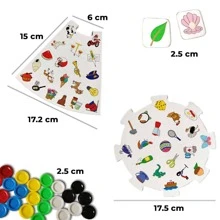 El lince de Lujo Juego Mesa Modular Rigido Niños Novedades Montecarlo - Amarillo Mostaza - Ver 9