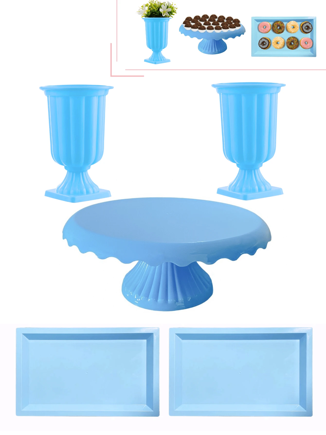 Stands - Màu xanh nhạt - Xem 1