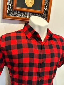Men Shirts - Red - View 3