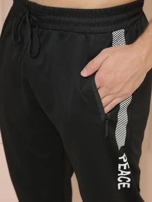 Men Pants - 黑色 - 查看 3