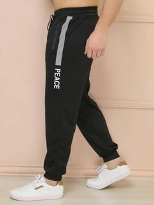 Men Pants - 黑色 - 查看 4