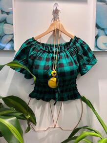 Women Blouses - màu xanh lá - Xem 1