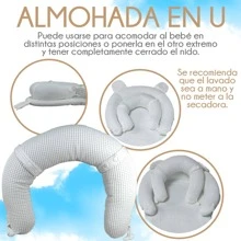 Cojín anti reflujo antirreflujo antireflujo anti-reflujo  Camita Cuna Para Bebé Colecho Portatil Plegable para Viaje Acojinado - Blanco - Ver 6