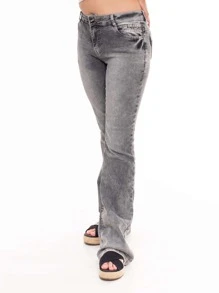 Girls Jeans - Màu Xám nhạt - Xem 4