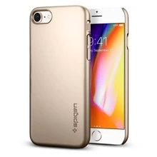 Funda Spigen De Lujo Thin Fit Para iPhone 7 / 8 - Champán - Ver 2