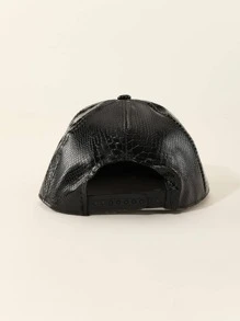 1pc Men Dollar Decor Punk Hip-Hop Cap For Party - Black - View 6