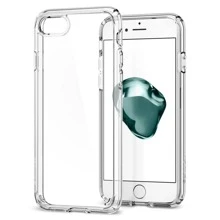 Spigen Ultra Hybrid 2 Case For IPhone 7/8 - Clear - View 1