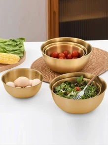 Stainless Steel Bowl - Gold - View 1
