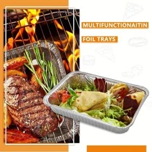 20pcs Aluminum Foil Paper Tray - Silver - View 6