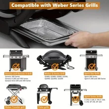 20pcs Aluminum Foil Paper Tray - Silver - View 2