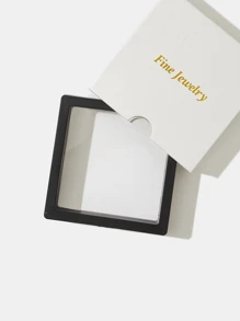 极简主义银戒指 - 金黃色 - 查看 9