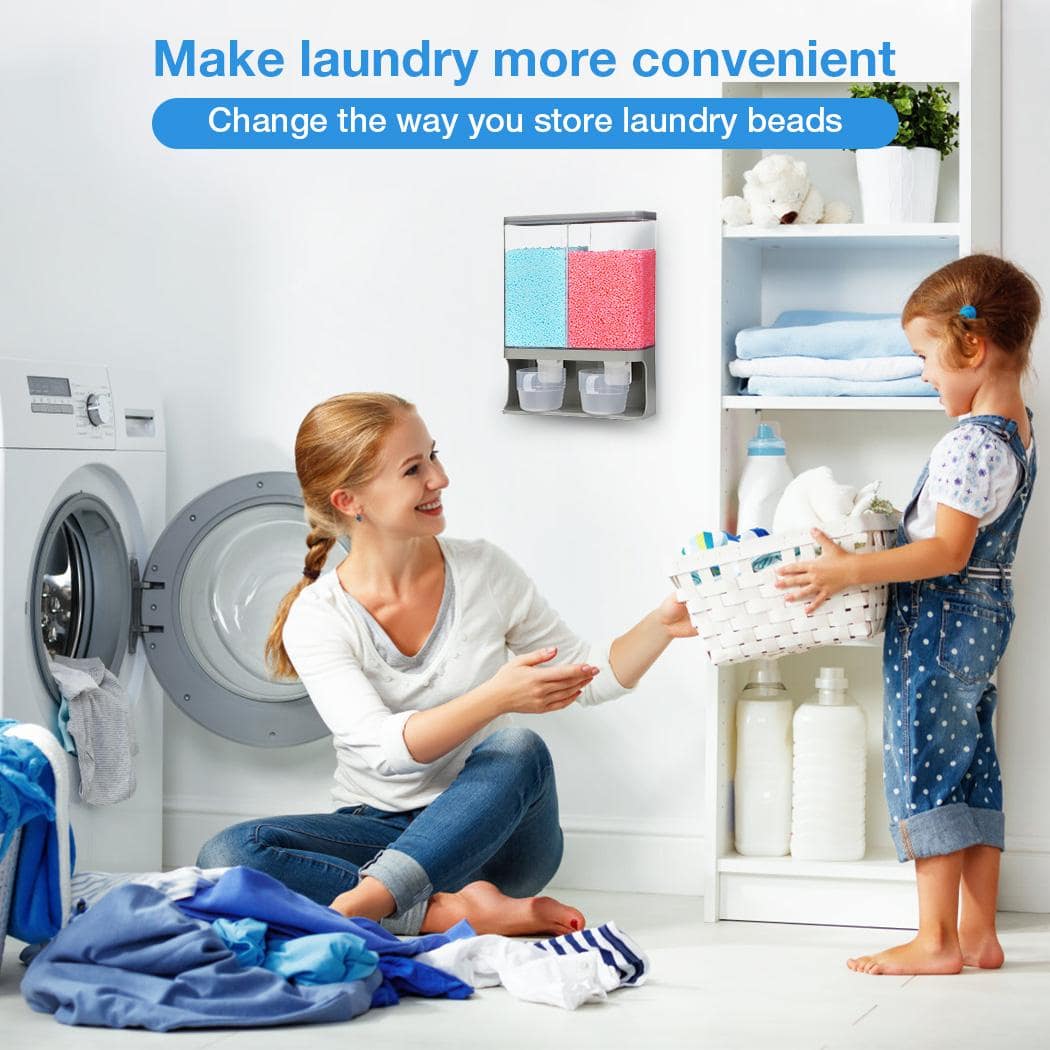 Conworld Laundry Detergent Dispenser, WallMounted Scent Booster Beads