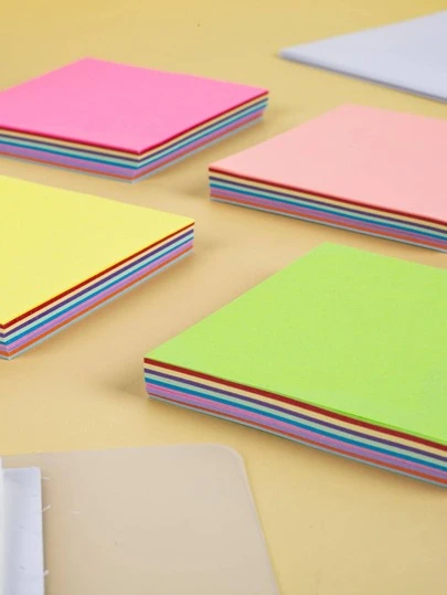 100張混合顏色摺紙，現代多功能學生摺紙