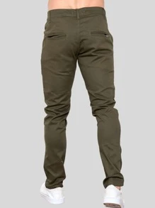 Men Pants - 綠色 - 查看 2