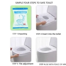 10pcs Disposable Toilet Seat Cover - White - View 5
