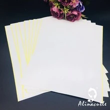 Alinacutle 10pcs X A4 Double Sided Tape Strong Adhesive Clear Sticker Transparent Art Paper Craft Card Making - Clear - View 2