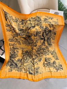 Tree Print Bandana - Multicolor - View 4