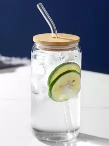 1 Stück Kaffeetasse mit Stroh Modern Glas für Büro