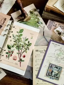 30 Chiếc Thiệp Bướm Vintage Thiệp Chúc Mừng Bưu Thiếp Trang Trí Tường Phòng - Màu vàng - Xem 2