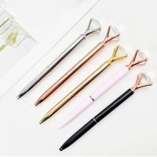 1支裝鑽石裝飾隨機圓珠筆，學生創意多用途書寫筆 - 彩色 - 查看 5