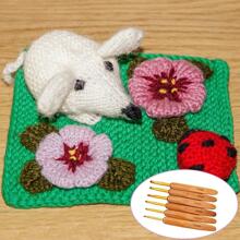 11 cái Cây tre Móc Len - Nhiều màu - Xem 4