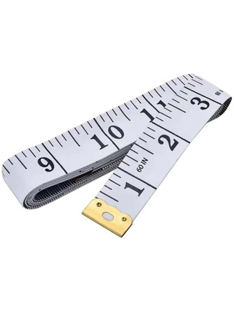 1pc Inch/150cm Dual Scale Body & Sewing Tape Measure For Weight Loss, Medical Measurement, And Sewing Tailor, With Centimeter Scale On The Back Back To School