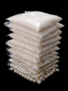 30g白色珍珠珠子適用於珠寶製作3MM至20mmABS珍珠鬆動圓形珍珠珠子