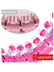 Hula Hula Hoop Ejercicioabdominal Cintura con 24 secciones - Multicolor - Ver 4