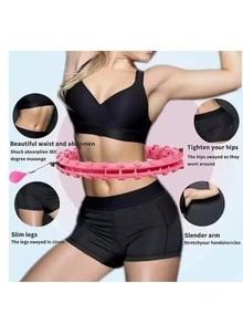 Hula Hula Hoop Ejercicioabdominal Cintura con 24 secciones - Multicolor - Ver 5