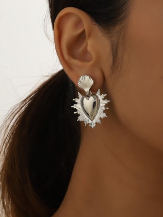 Heart Drop Earrings Valentines