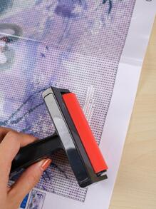 1pc Diamond Painting Roller Applicator To Firmly Press Diamonds - Red - View 1