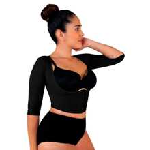 Faja Moldeadora Brazos Y Espalda Slim Top Senos Libres 2042 - Negro - Ver 1