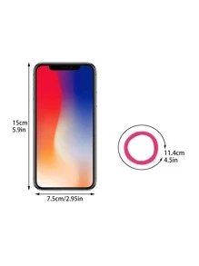 100个优质简约粉色迷你发圈，直径2-4厘米，高弹力粉色发饰，马尾辫发圈，发绳，发圈，运动健身服饰头部配饰，橡皮筋，美妆家居发饰 - 彩色 - 查看 5