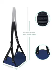 Minimalistischer Faltbarer Fußhocker Für Reisen Inklusive Gurt, Fußhocker, Beinhocker, Für Flugreisen, Handgepäck Für Männer Und Frauen, Studenten Reise Zubehör, Reiseutensilien Für Schüler