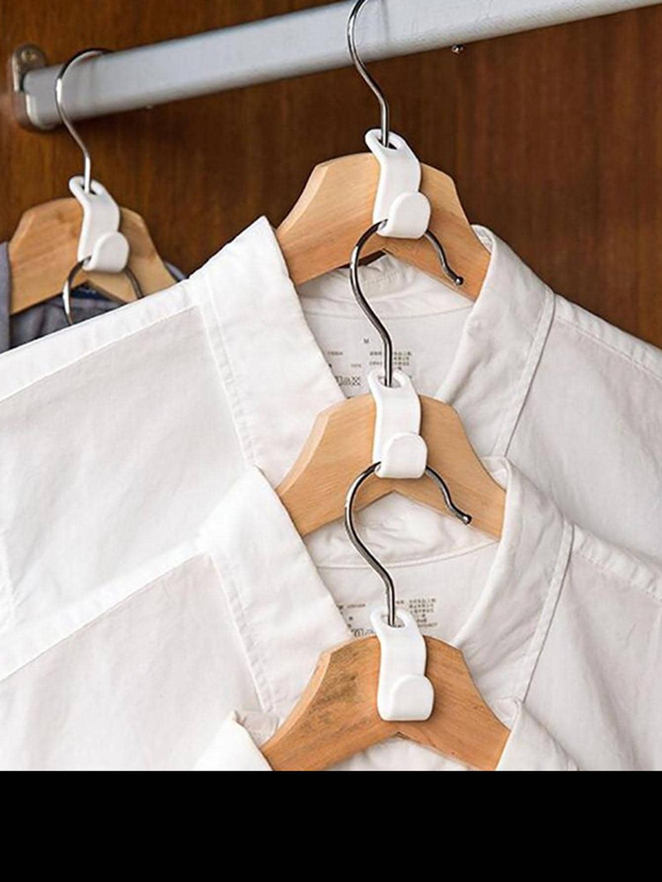 10/20/50pcs Mini Clothes Hanger For Closet Connector Hooks Cascading
