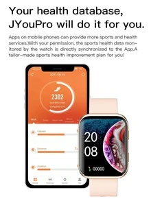 1 reloj correa de silicona, control deportivo del ritmo cardíaco, control del sueño, compatible con Android, IOS y iPhone - Rosa - Ver 3