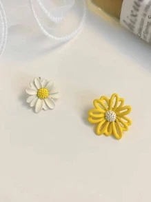 花朵耳钉 情人节、妈妈、母亲、母亲节、礼物 - 彩色 - 查看 3